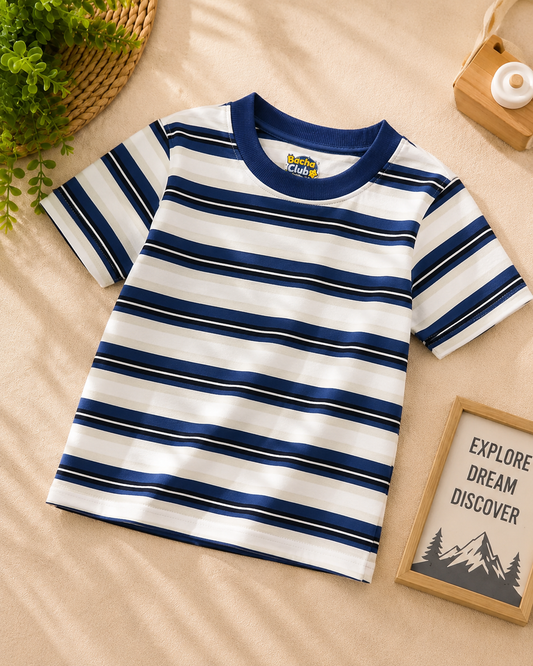 Ocean Stripe Boys Two-Piece Set