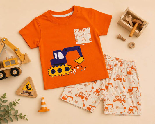 Little Builder 2-Piece Cotton Set