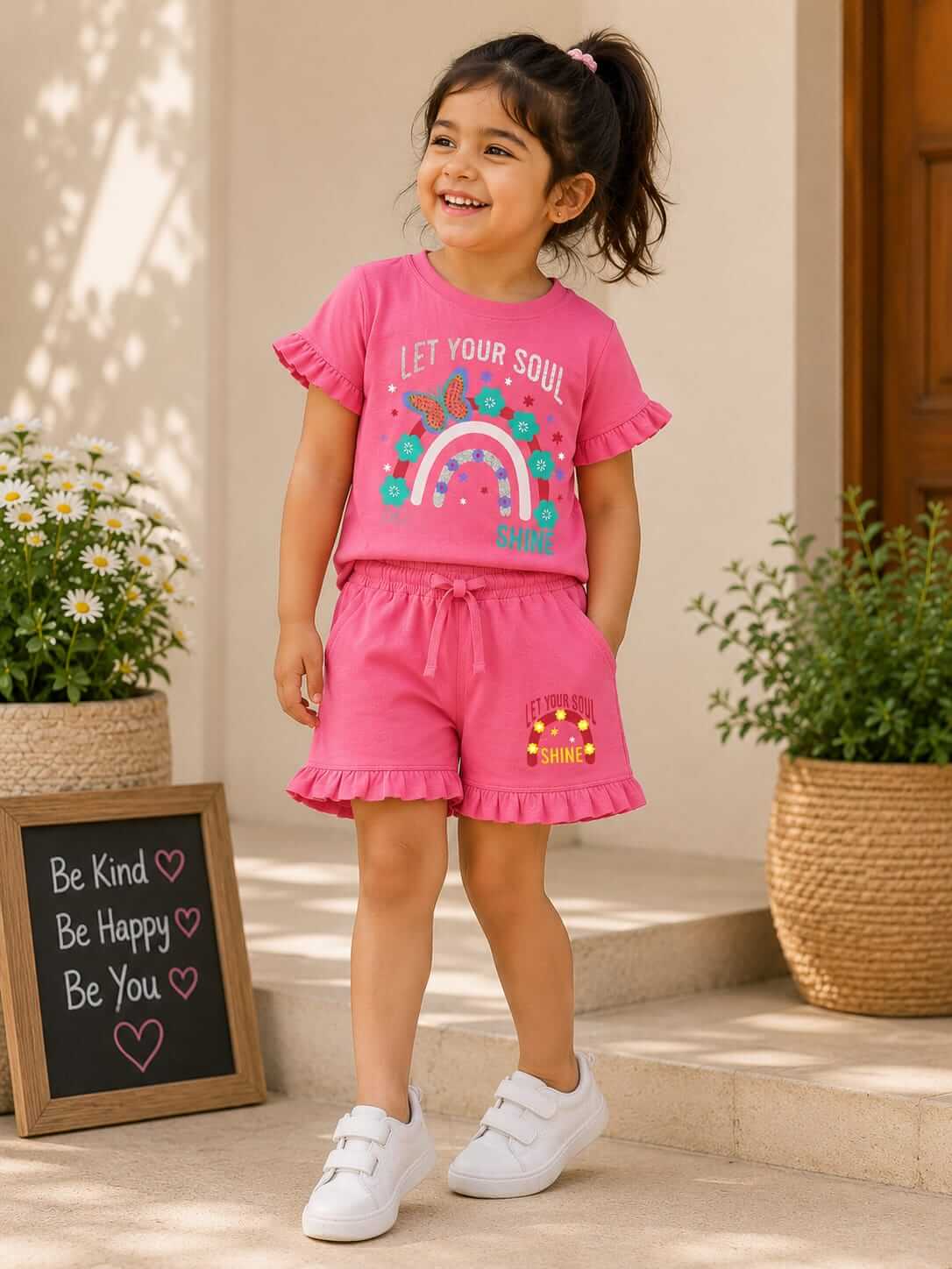 Let Your Soul Shine β Girls 2-Piece Summer Set