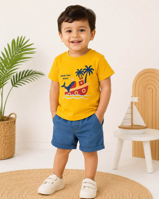 Whale Adventure Kids T-Shirt