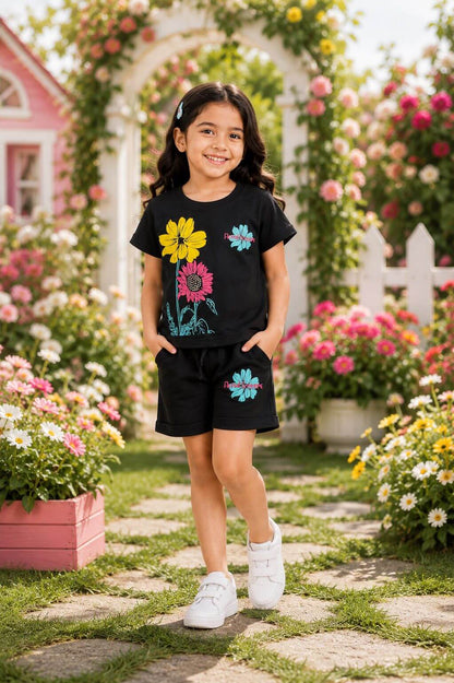 Floral Bloom – Girls 2-Piece Summer Set