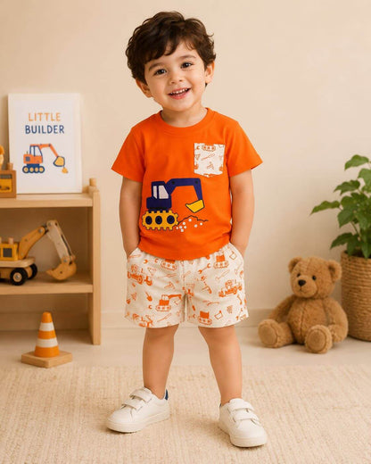 Little Builder 2-Piece Cotton Set