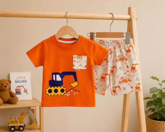 Little Builder 2-Piece Cotton Set