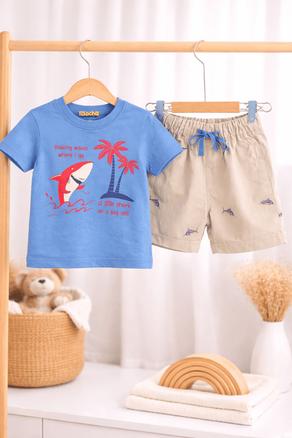 Shark Summer Two-Piece Set