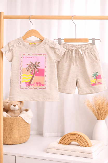 Tropical Summer Two-Piece Set