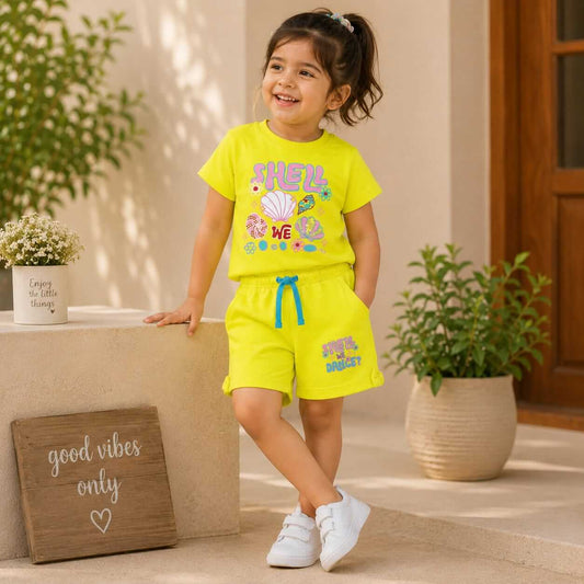Shell We Dance? – Girls 2-Piece Summer Set
