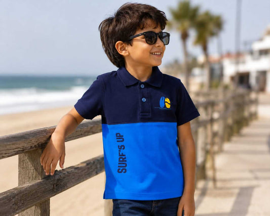 Surf’s Up Kids Polo T-Shirt