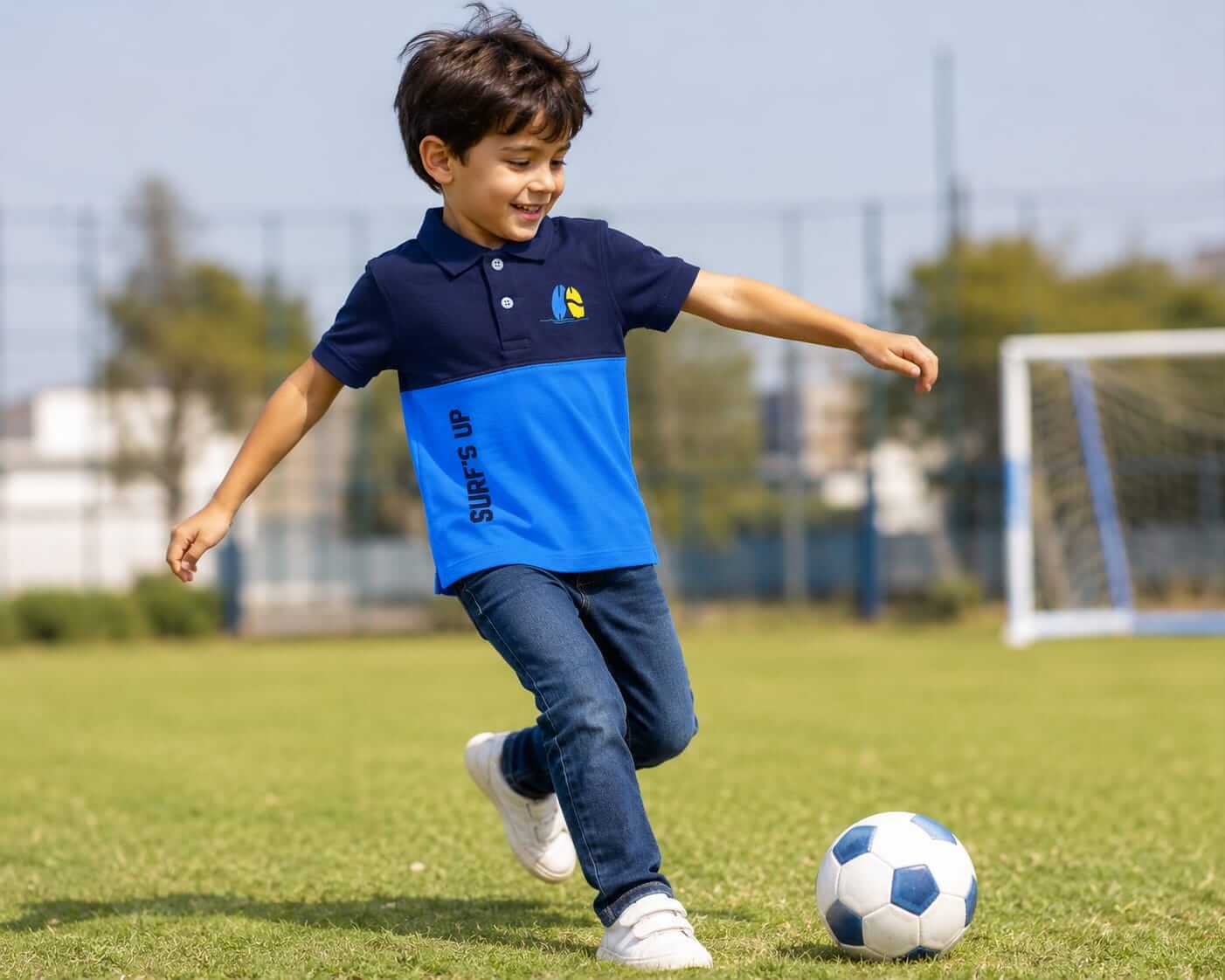 Surf’s Up Kids Polo T-Shirt